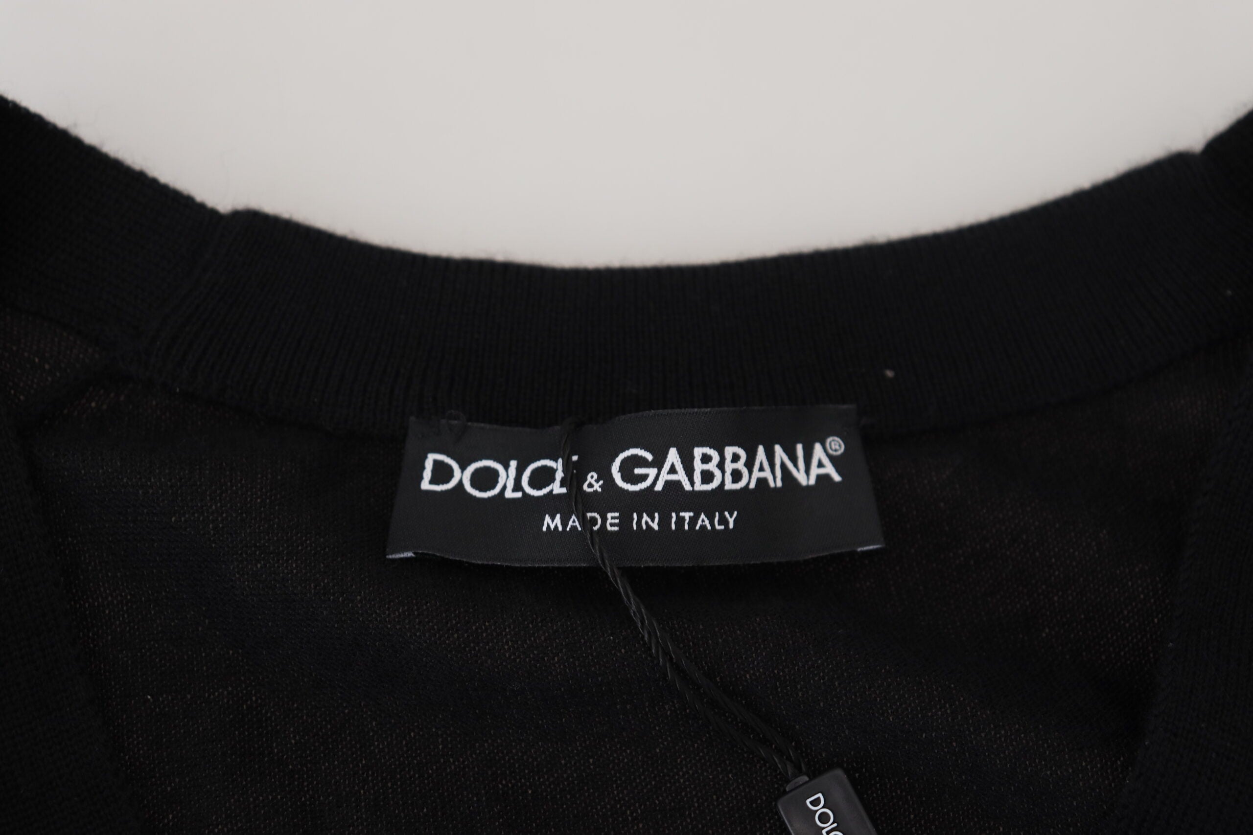 Dolce & Gabbana Black Cashmere Button Down Cardigan Sweater -   -  Dolce & Gabbana.