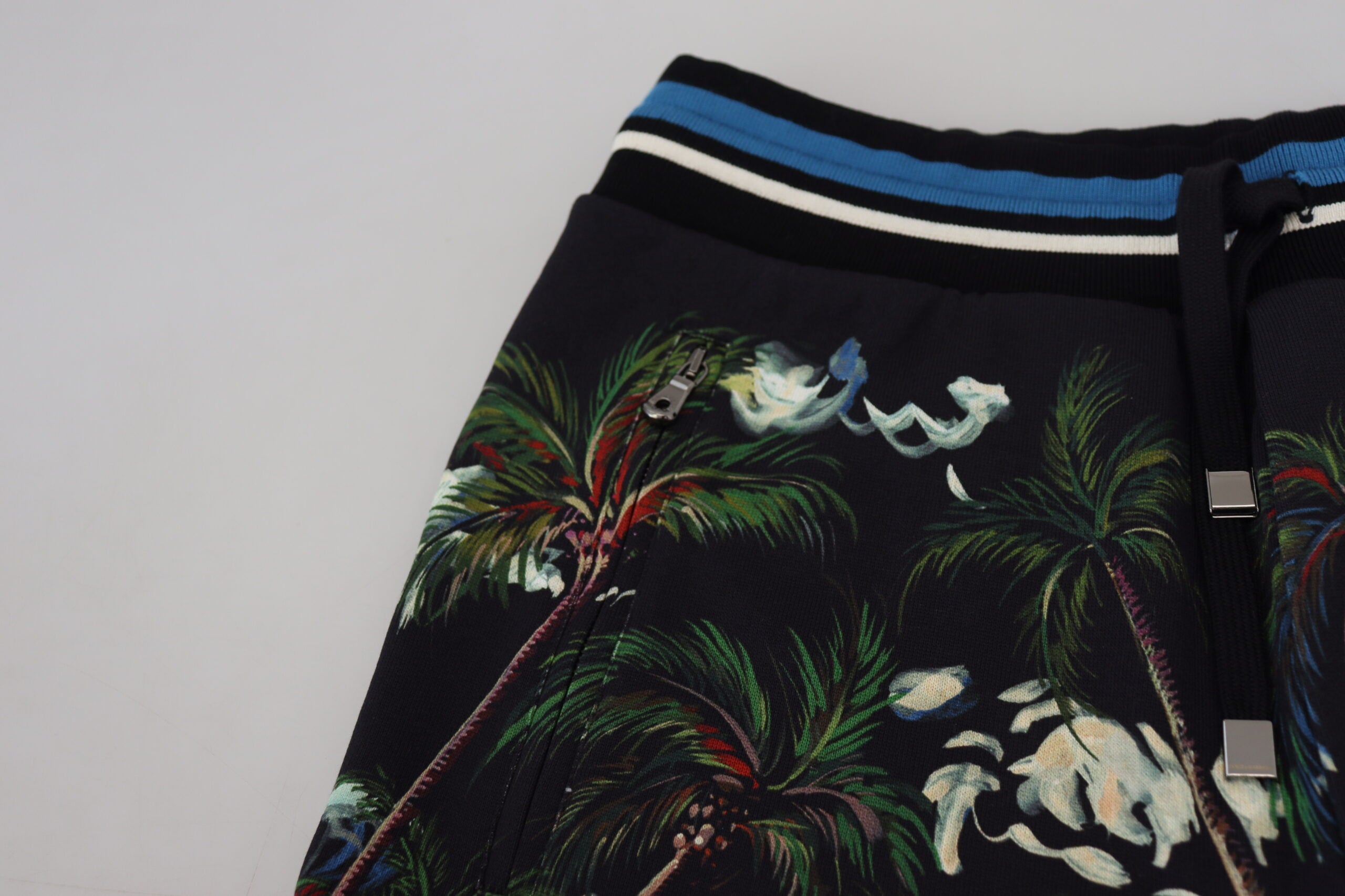 Dolce & Gabbana Black Cotton Volcano Print Casual Shorts -   -  Dolce & Gabbana.