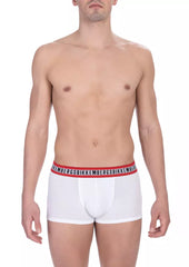Bikkembergs White Cotton Men Underwear Twin Pack -   -  Bikkembergs.
