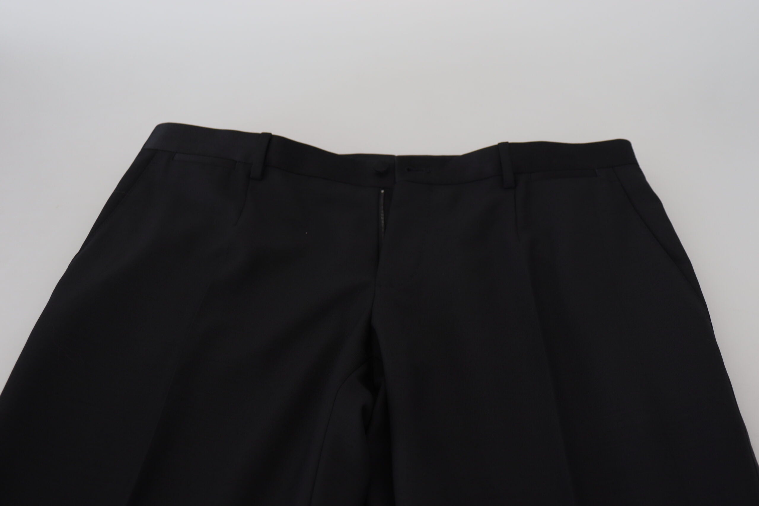 Dolce & Gabbana Black Wool Chino Dress Formal Pants -   -  Dolce & Gabbana.