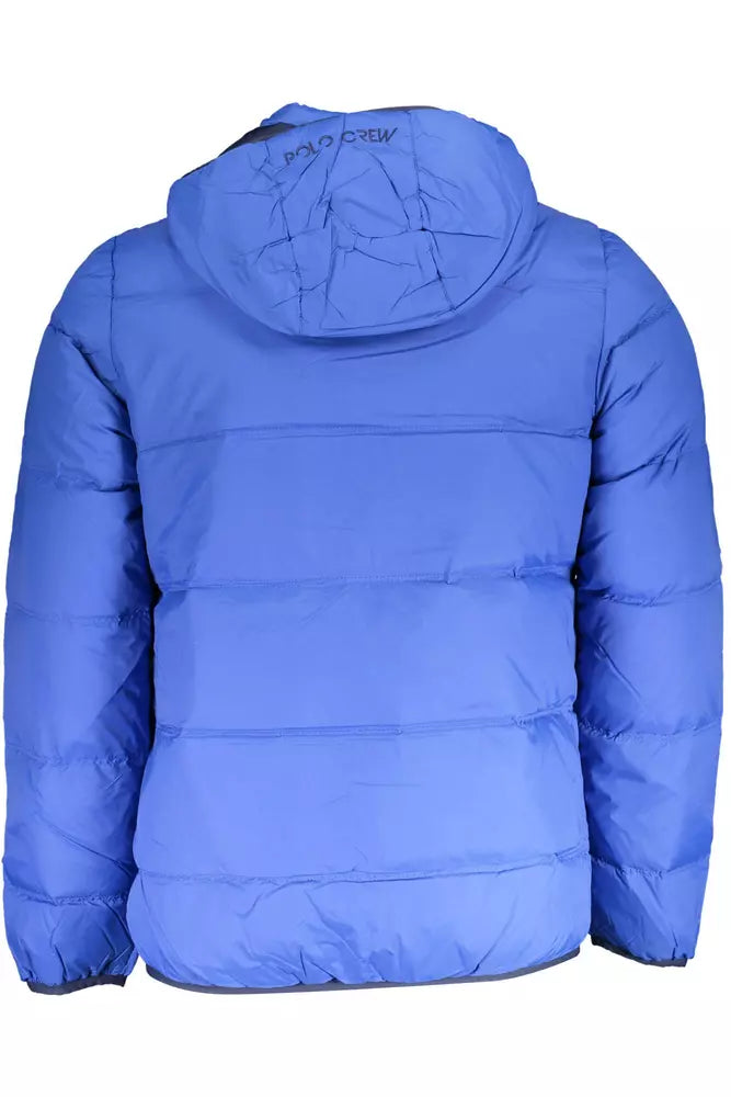 La Martina Elite Blue Jacket with Detachable Hood -   -  La Martina.