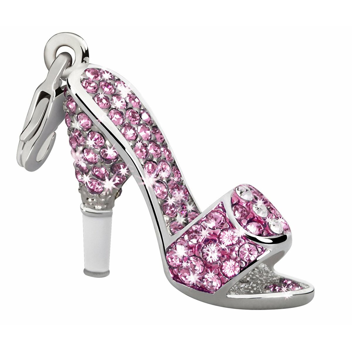 Woman's charm link Glamour GS1-30 | Pink (4 cm) -  Jewellery, Women -  Glamour.