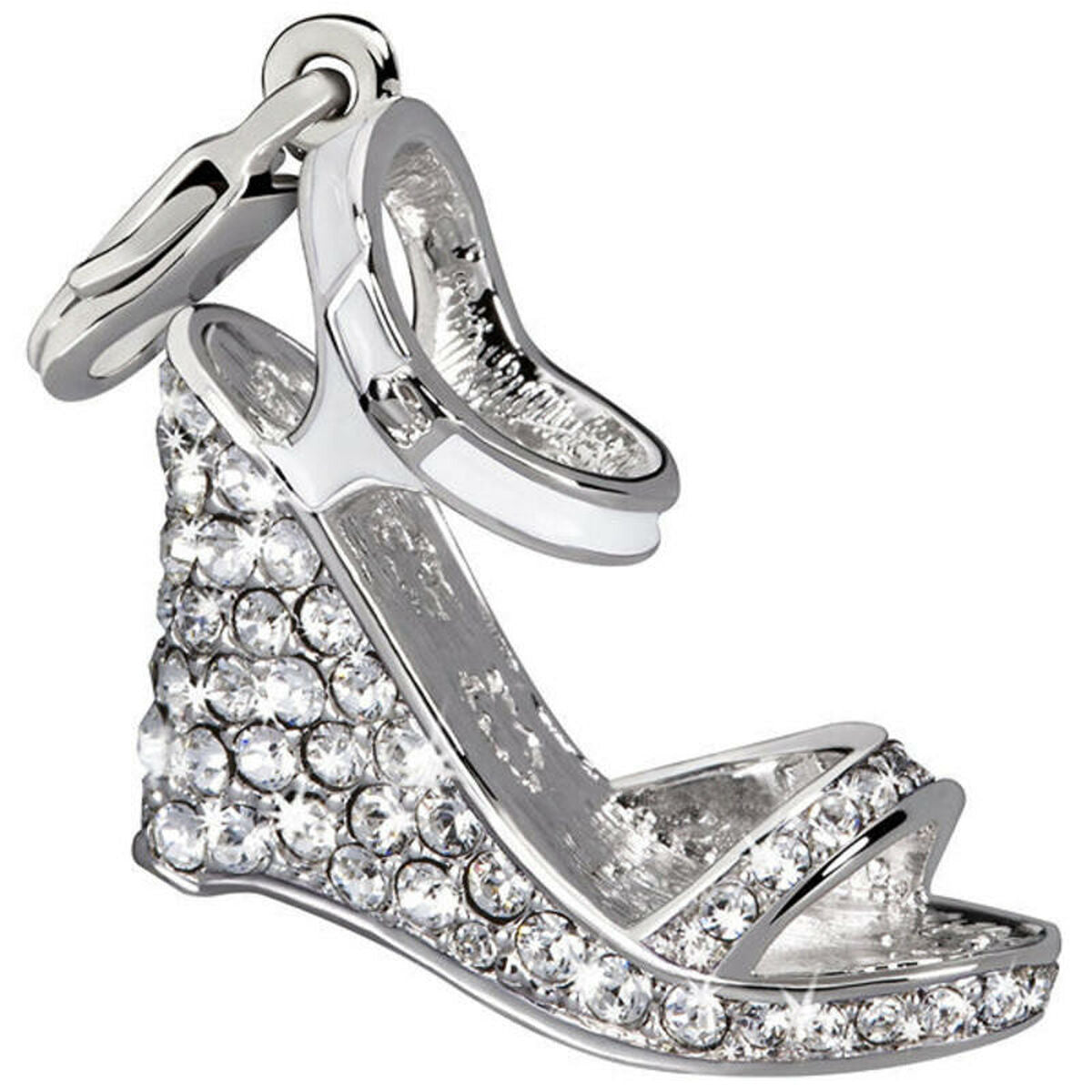 Woman's charm link Glamour GS2-00 White (4 cm) -  Jewellery, Women -  Glamour.