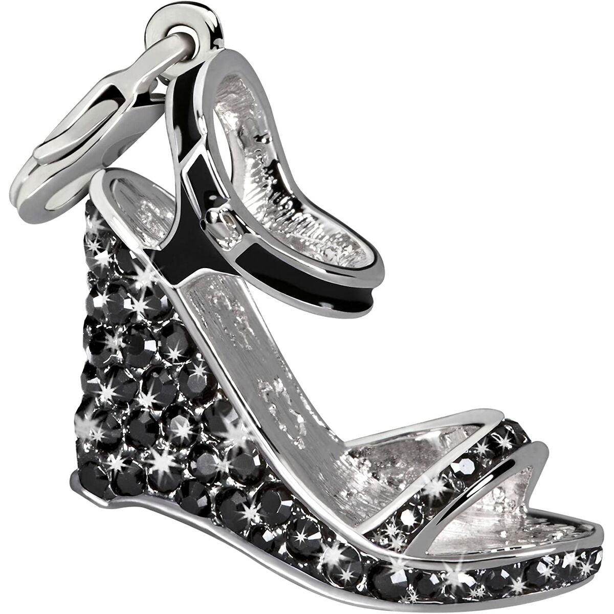 Woman's charm link Glamour GS2-01 Black (4 cm) -  Jewellery, Women -  Glamour.
