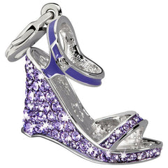 Woman's charm link Glamour GS2-19 | Purple (4 cm) -  Jewellery, Women -  Glamour.