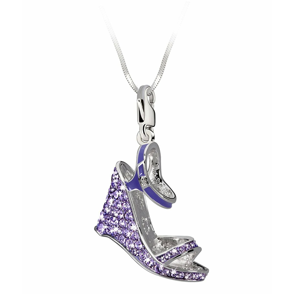 Woman's charm link Glamour GS2-19 | Purple (4 cm) -  Jewellery, Women -  Glamour.