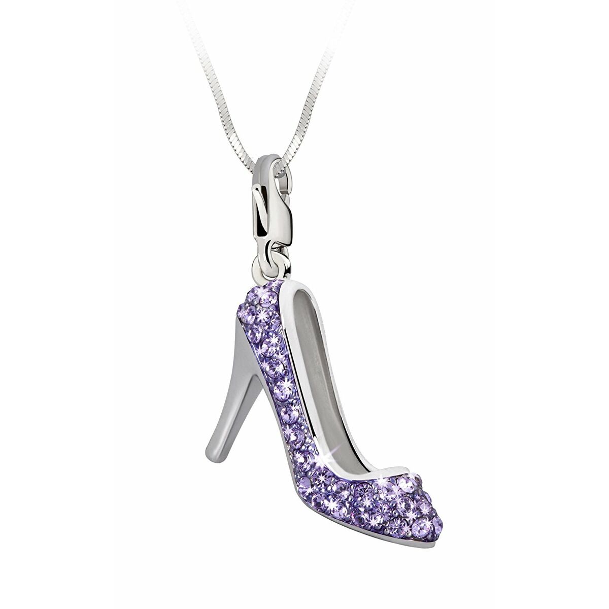 Woman's charm link Glamour GS3-19 | Purple (4 cm) -  Jewellery, Women -  Glamour.