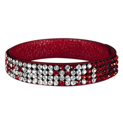 Ladies'Bracelet Glamour GBR1-055 (21 cm) Red Leather (18 - 19,5 cm) -  Jewellery, Women -  Glamour.
