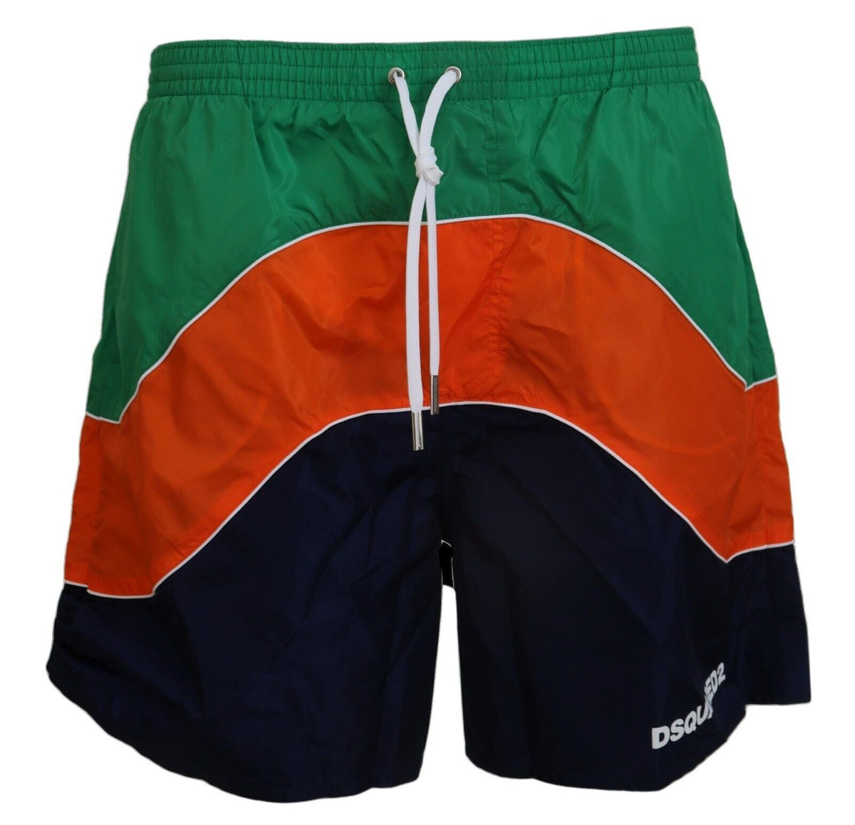 Dsquared² Multicolor Logo Print Men Beachwear Swimwear Short -   -  Dsquared².