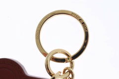 Dolce & Gabbana Brown Leather Miss SICILY Gold Finder Chain Keychain -  Men´s Keychains -  Dolce & Gabbana.