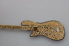 Dolce & Gabbana Gold Brass Beaded Guitar Pin Accessory Brooch -   -  Dolce & Gabbana.
