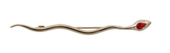 Dolce & Gabbana Silver Brass Crystal Spilla Serpente Brooch Pin -   -  Dolce & Gabbana.