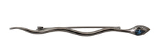 Dolce & Gabbana Silver Brass Crystal Spilla Serpente Brooch Pin -   -  Dolce & Gabbana.