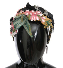 Dolce & Gabbana Multicolor Tiara Floral Crystal Bow Diadem Headband -   -  Dolce & Gabbana.