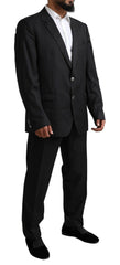 Dolce & Gabbana Black MARTINI Single Breasted 2 Piece Suit -   -  Dolce & Gabbana.