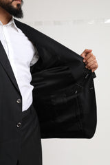 Dolce & Gabbana Black MARTINI Single Breasted 2 Piece Suit -   -  Dolce & Gabbana.