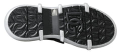 Dolce & Gabbana Black Nylon Galileo High Top Sneakers Shoes -   -  Dolce & Gabbana.