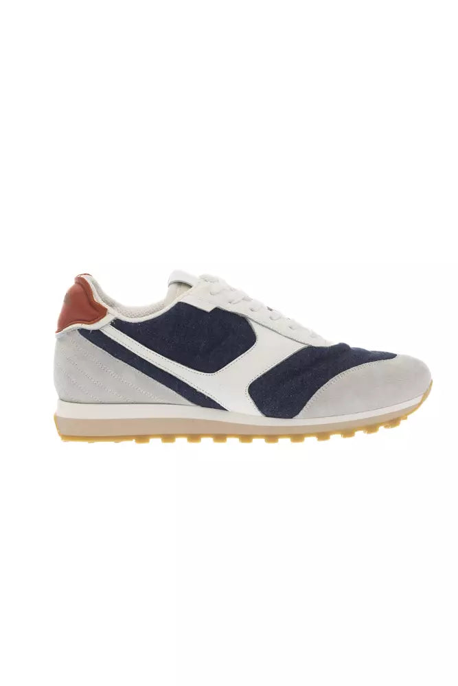 Pantofola D'Oro Multicolored Lace-Up Sneaker with Rubber Sole -   -  Pantofola D'Oro.