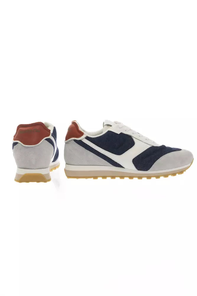 Pantofola D'Oro Multicolored Lace-Up Sneaker with Rubber Sole -   -  Pantofola D'Oro.