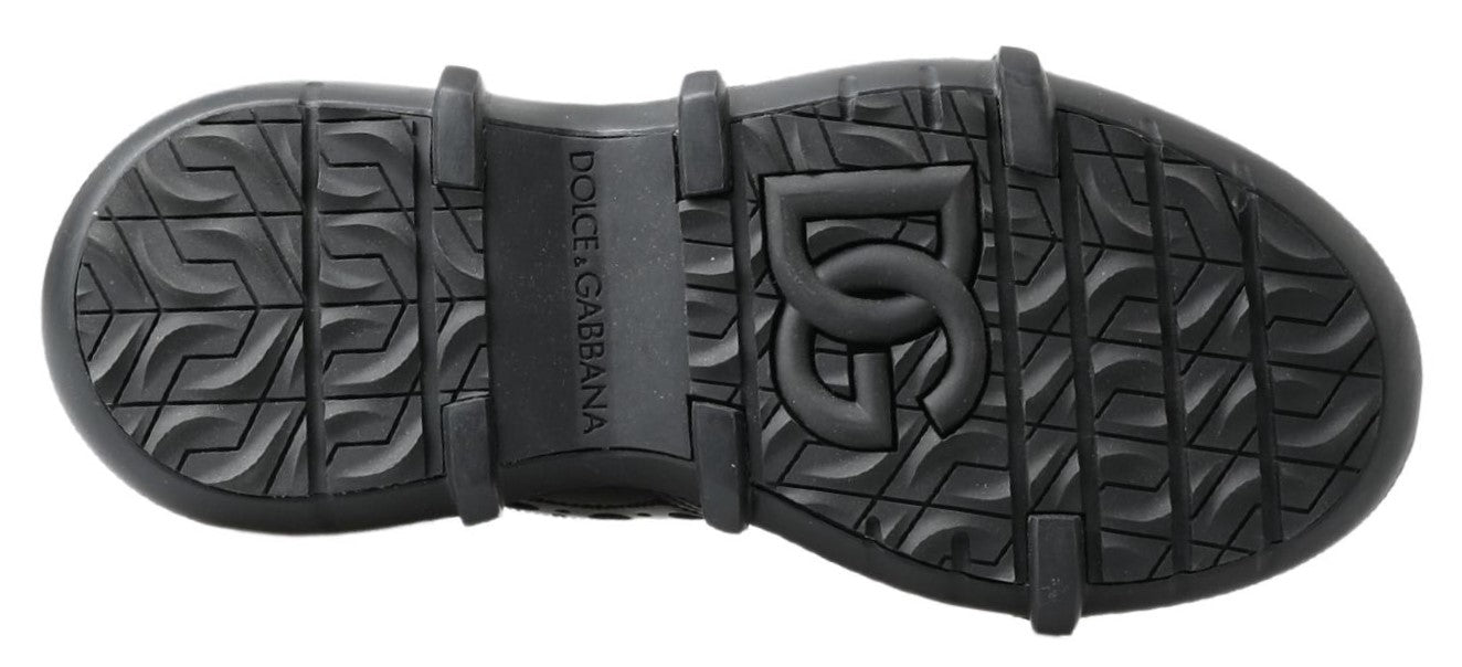 Dolce & Gabbana Black Leather Ankle Casual Boots -   -  Dolce & Gabbana.