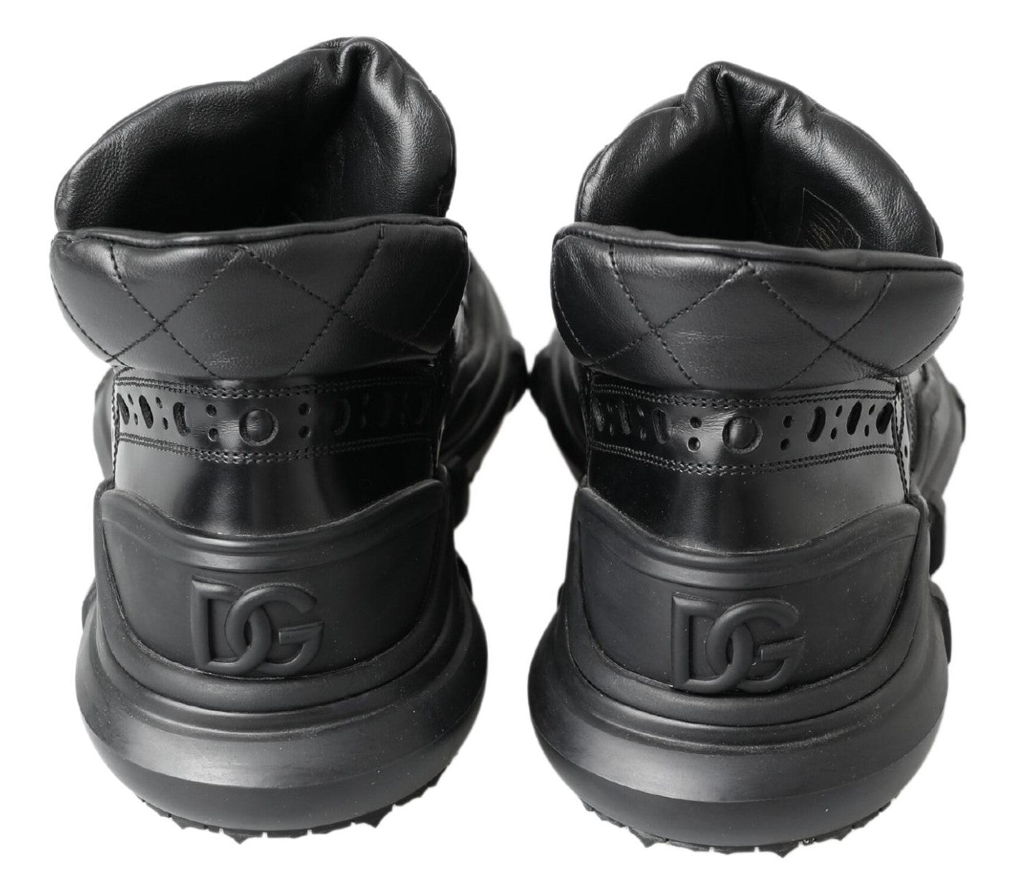 Dolce & Gabbana Black Leather Ankle Casual Boots -   -  Dolce & Gabbana.