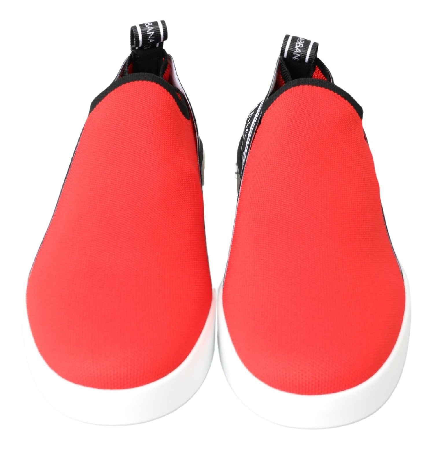 Dolce & Gabbana Red White Flat Sneakers Loafers Shoes -   -  Dolce & Gabbana.