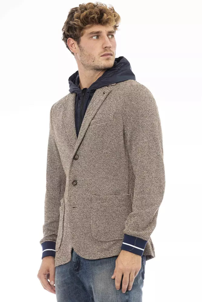 Distretto12 Chic Waterproof Hooded Fabric Jacket -   -  Distretto12.