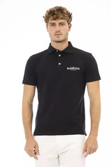 Baldinini Trend Black Cotton Men Polo Shirt -   -  Baldinini Trend.