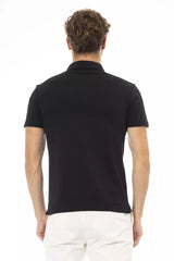Baldinini Trend Black Cotton Men Polo Shirt -   -  Baldinini Trend.