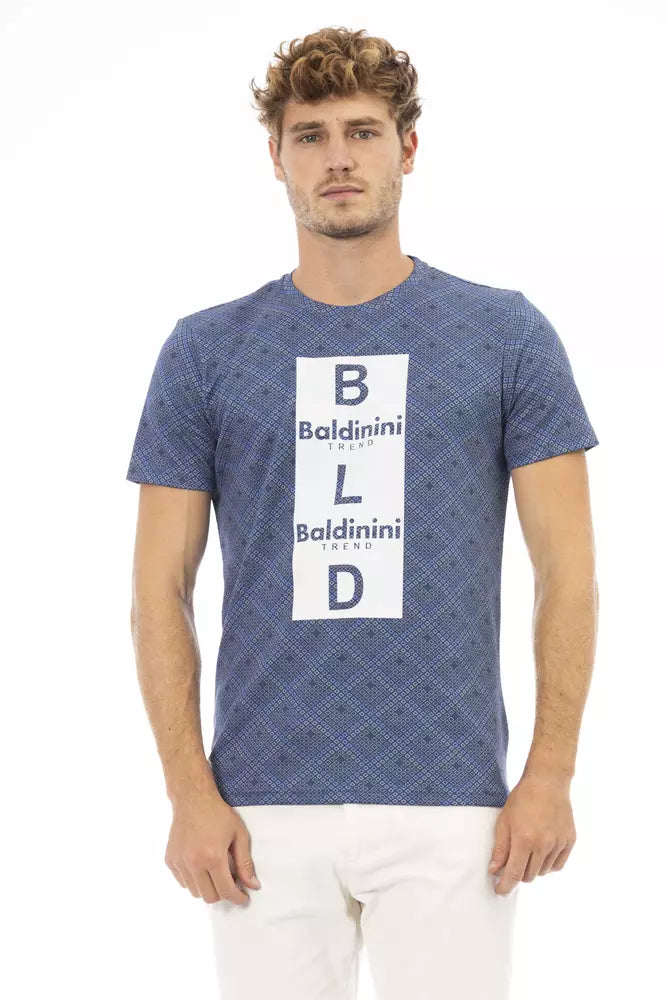 Baldinini Trend Blue Cotton Men T-Shirt -   -  Baldinini Trend.