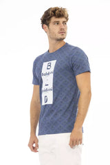 Baldinini Trend Blue Cotton Men T-Shirt -   -  Baldinini Trend.