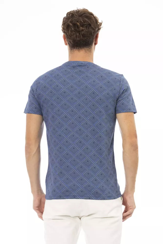 Baldinini Trend Blue Cotton Men T-Shirt -   -  Baldinini Trend.