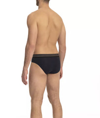 Cavalli Class Blue Cotton Men's Underwear Pack -   -  Cavalli Class.