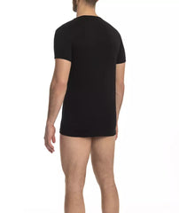 Cavalli Class Black Cotton Men's T-Shirt -   -  Cavalli Class.