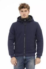 Baldinini Trend Blue Polyester Men Jacket -   -  Baldinini Trend.