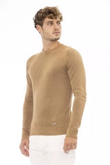 Baldinini Trend Beige Modal Men Sweater -   -  Baldinini Trend.