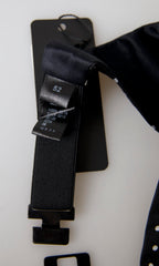 Dolce & Gabbana Black Silk Polka Waist Tuxedo Belt Cummerbund -  Men´s Cummerbund -  Dolce & Gabbana.
