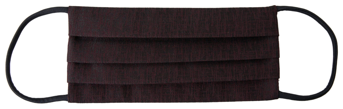 Dolce & Gabbana Maroon Pleated Elastic Ear Strap Face Mask -   -  Dolce & Gabbana.