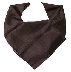 Dolce & Gabbana Brown Patterned Silk Square Handkerchief Scarf -   -  Dolce & Gabbana.