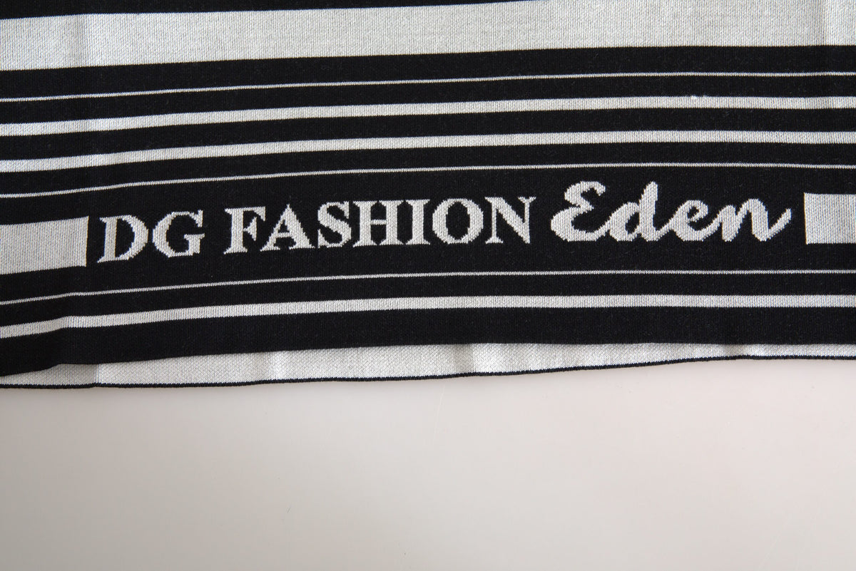 Dolce & Gabbana White Cotton DG Fashion Crew Neck Tee T-shirt -   -  Dolce & Gabbana.