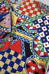 Dolce & Gabbana Multicolor Printed Long Sleeves Blouse Top -   -  Dolce & Gabbana.