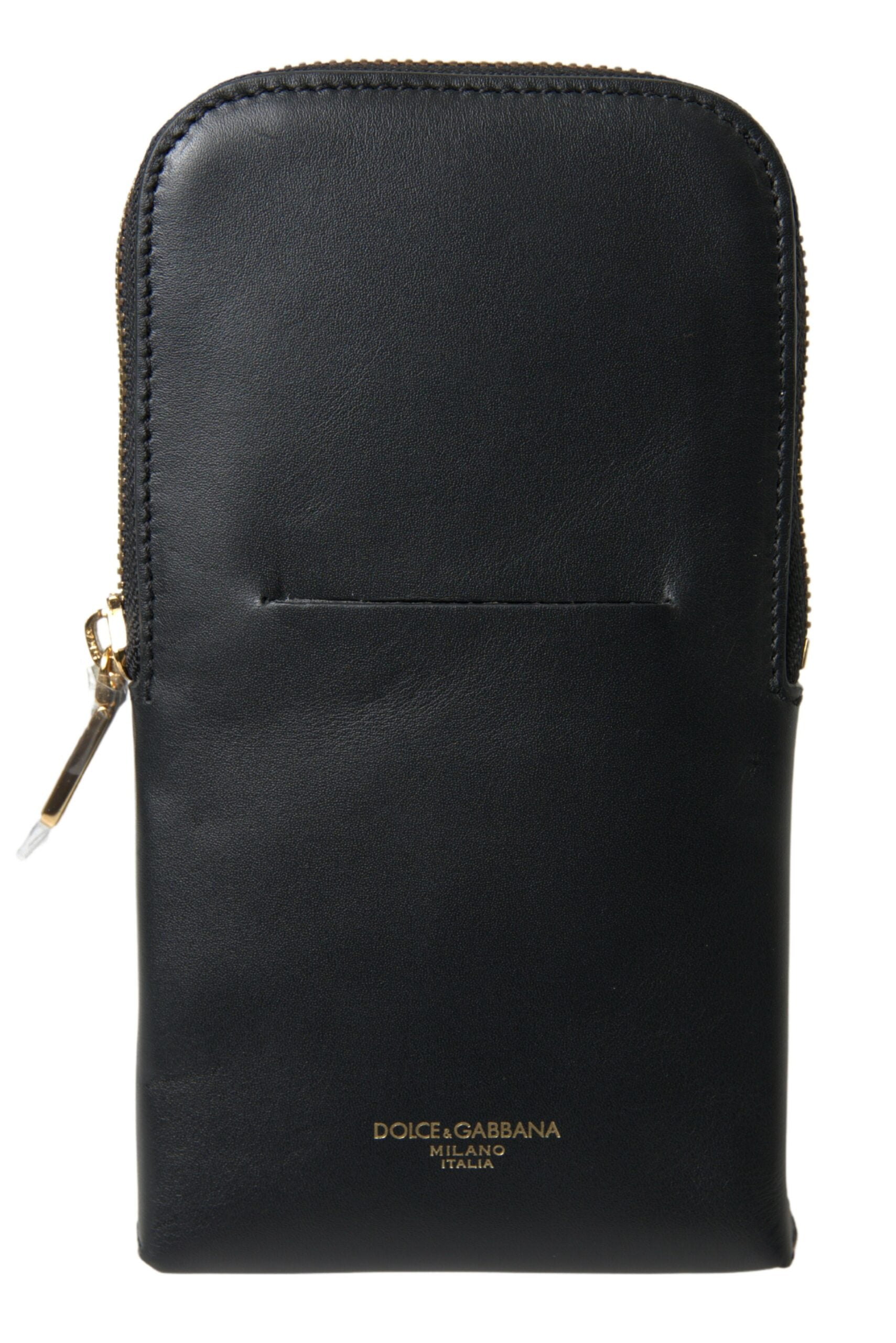 Dolce & Gabbana Black Leather Men Purse Double Belt Strap Bracelet Bag -   -  Dolce & Gabbana.
