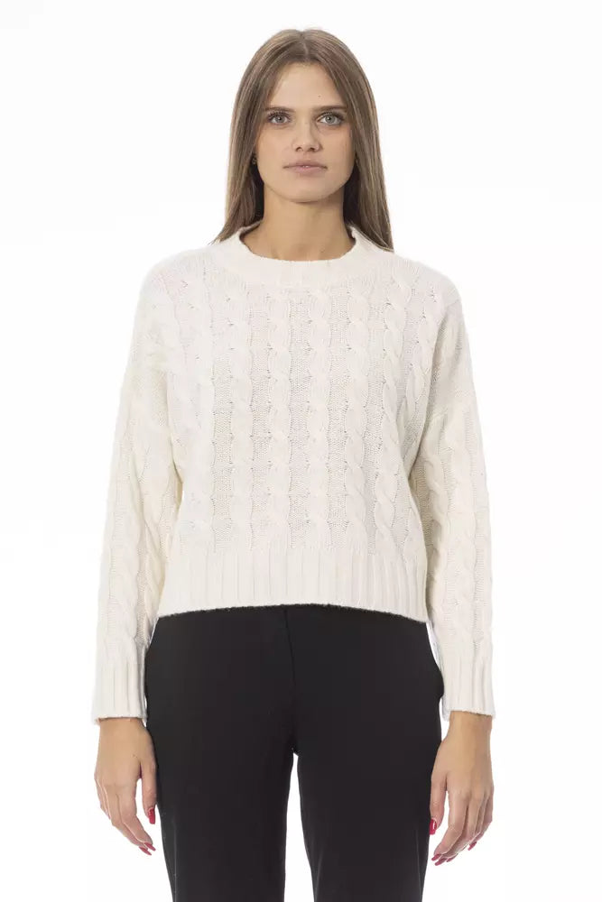 Baldinini Trend Beige Wool Women Sweater -   -  Baldinini Trend.