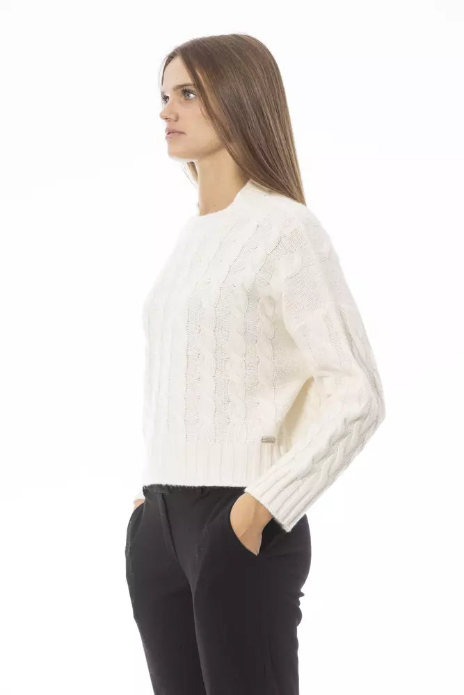 Baldinini Trend Beige Wool Women Sweater -   -  Baldinini Trend.