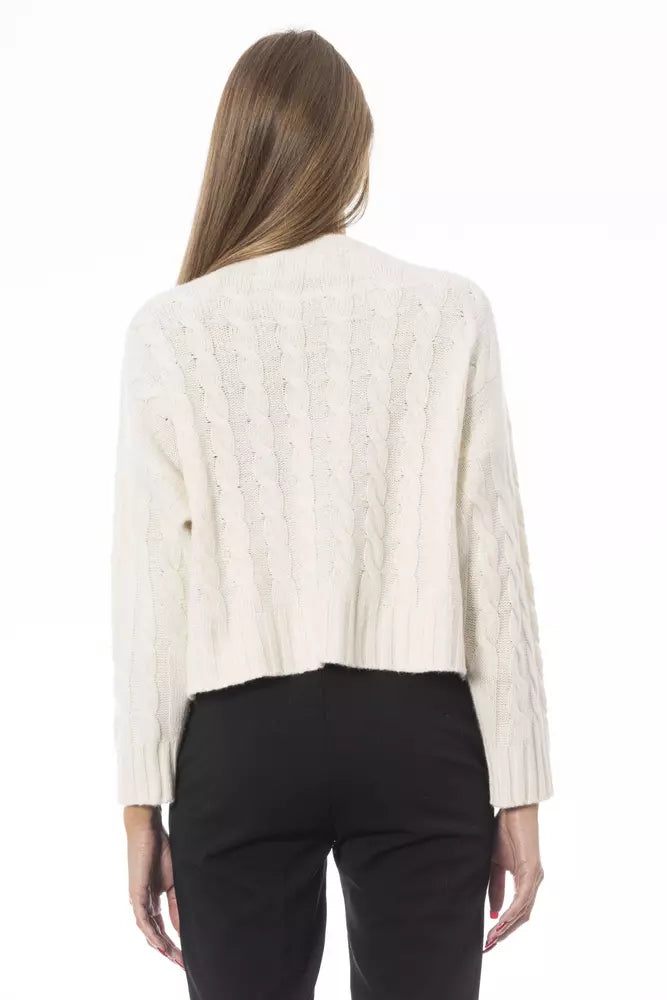 Baldinini Trend Beige Wool Women Sweater -   -  Baldinini Trend.