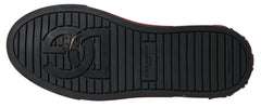 Dolce & Gabbana Red Black Leopard Loafers Sneakers Shoes -   -  Dolce & Gabbana.