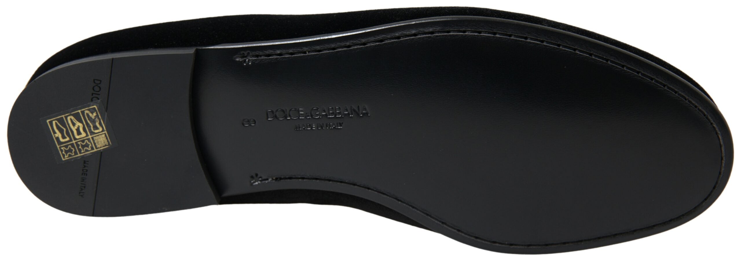Dolce & Gabbana Black Velvet Loafers Formal Shoes -   -  Dolce & Gabbana.