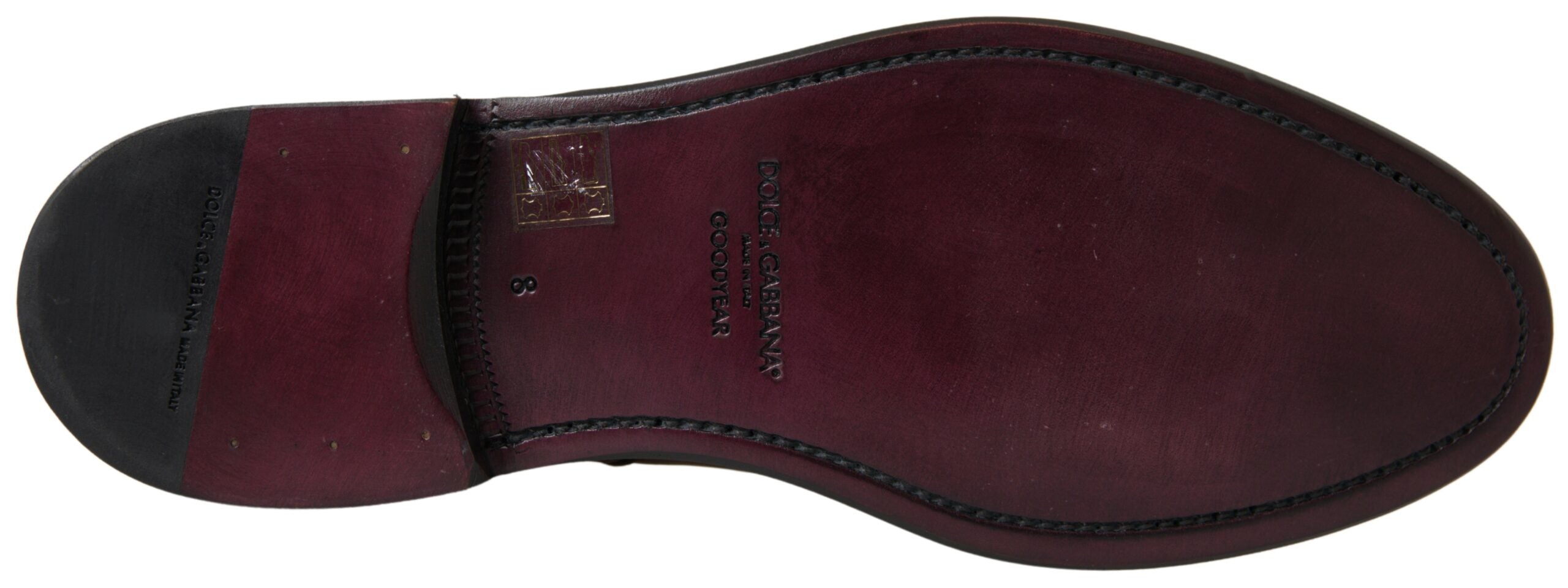 Dolce & Gabbana Brown Leather Chelsea Mens Boots Shoes -   -  Dolce & Gabbana.