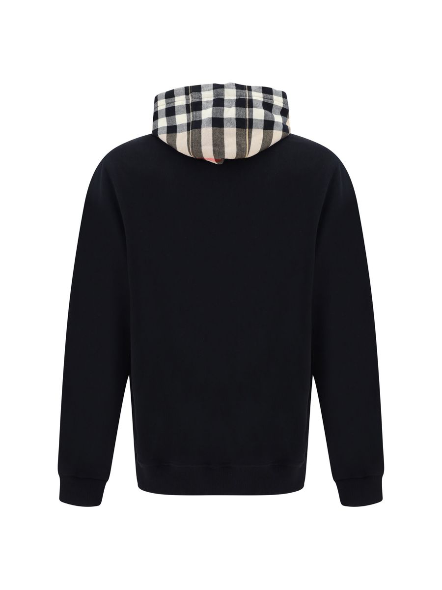 Burberry Elegant Oversize Black Samuel Hoodie -   -  Burberry.