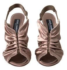 Dolce & Gabbana Light brown Slingback Corset Style Fastening stiletto heels -   -  Dolce & Gabbana.